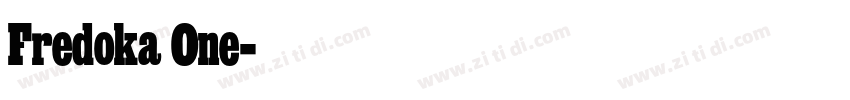 Fredoka One字体转换